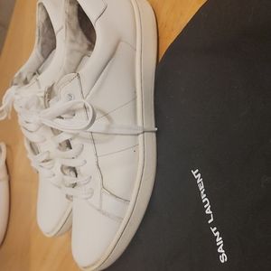 Saint Laurent Paris SL01 White Sneakers Condition: 7/10 Size 41